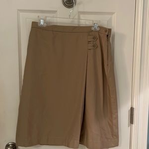 Lands End Khaki Skirt - Uniform